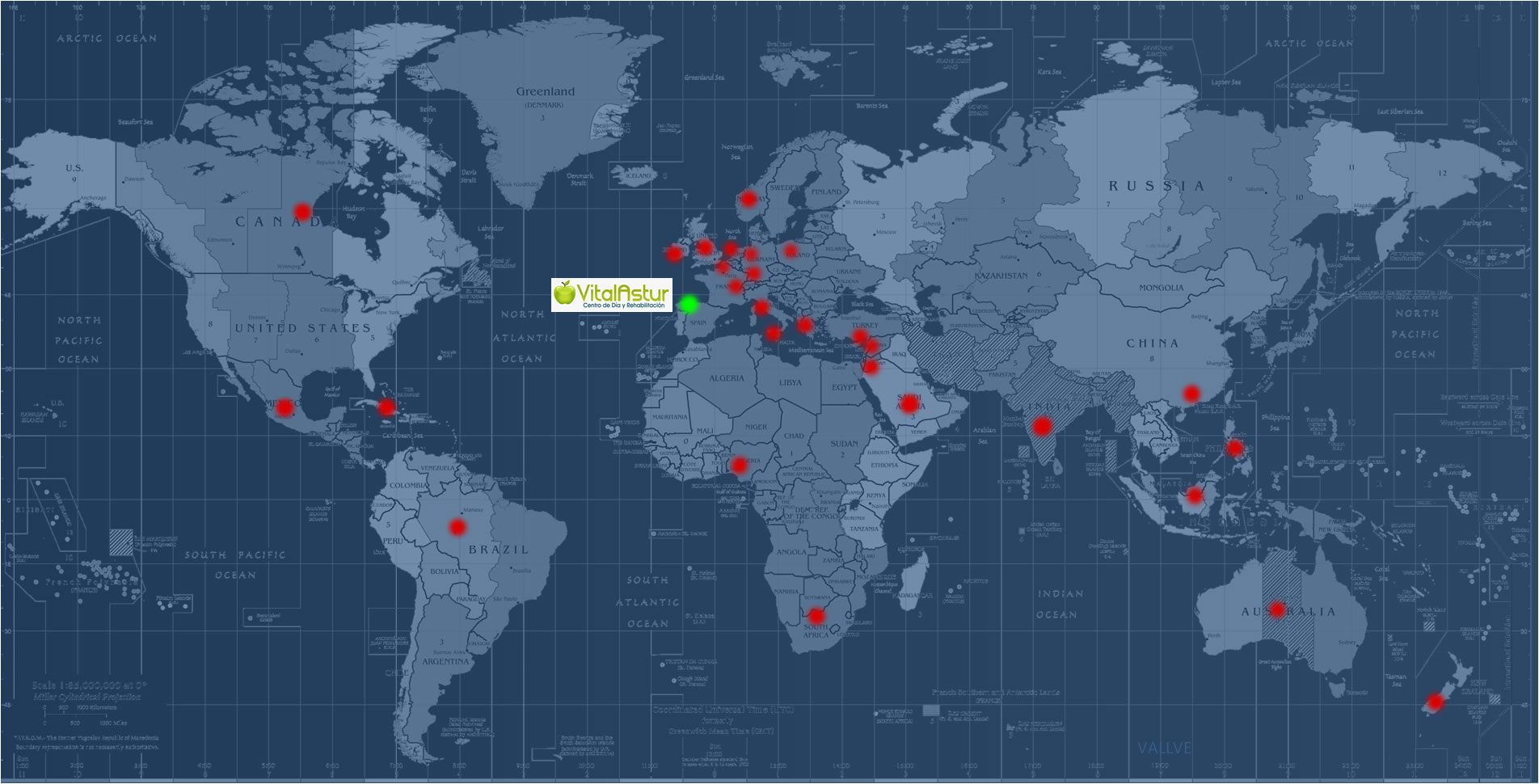 Oficinas de Saebo en el mundo